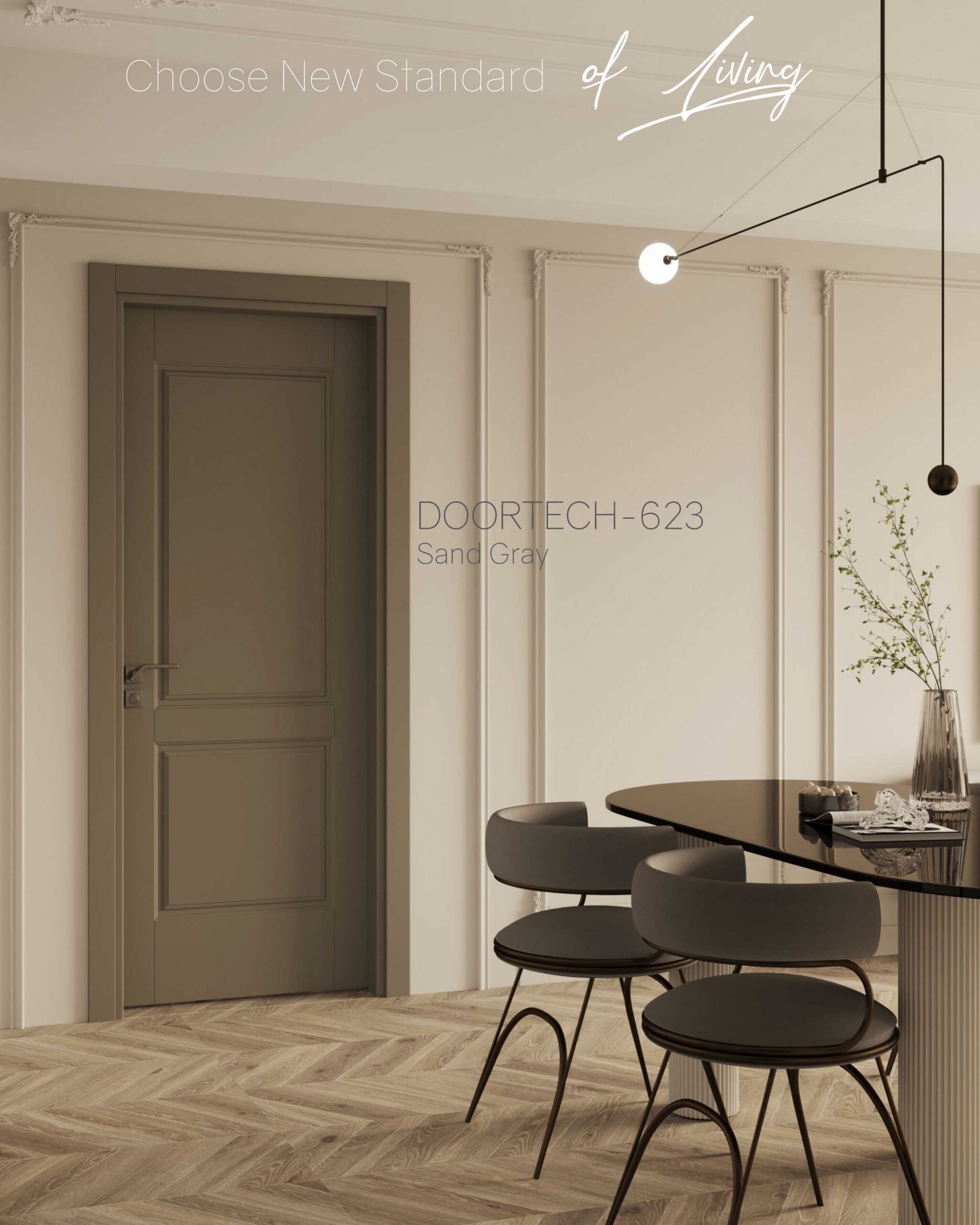 623 PREMIUM MDF PANEL1 درب پیش ساخته PREMIUM MDF PANEL 623 - Image 1