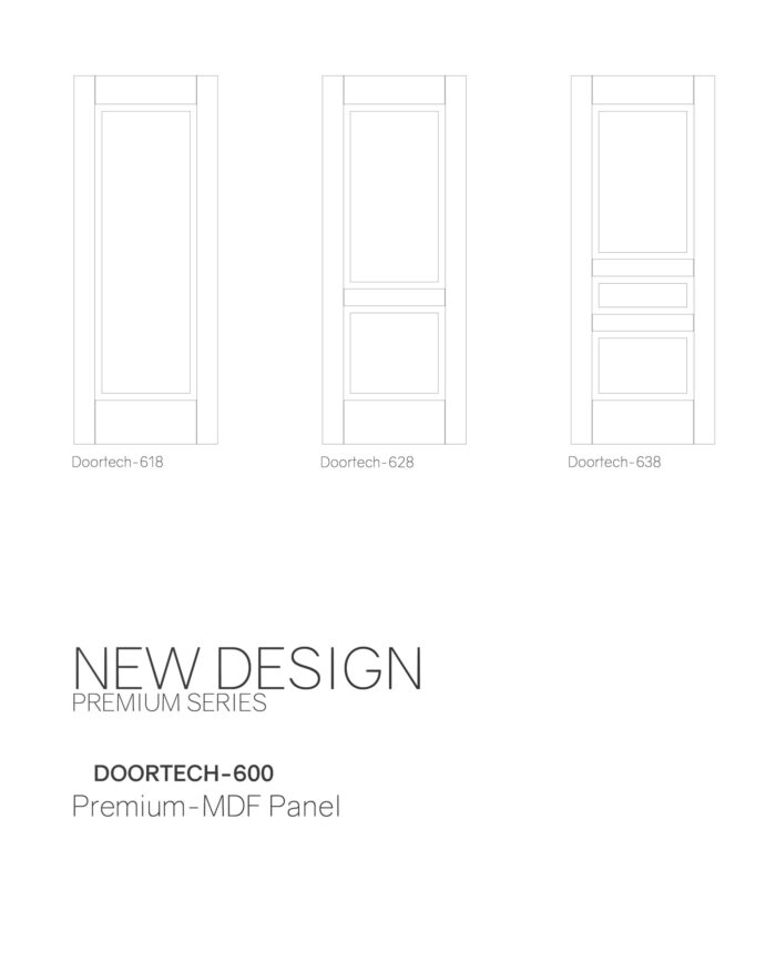 درب پیش ساخته PREMIUM MDF PANEL 628 - Image 2